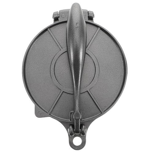 HOLIDYOYO 1pc Aluminum Alloy Tortilla Press Tool Practical Dough Maker for Quick Homemade Tortillas Pies and More Easy to Use with Handle Design for Efficient Cooking