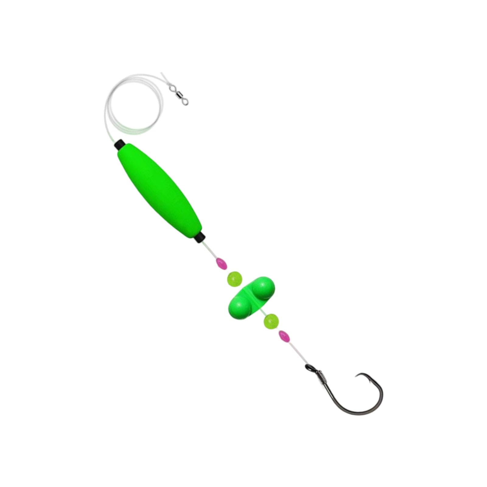 Tsophreniq Catfishes Float Rigs High Visibility Float Baits Rattles Circles Hook Fishing Buoys Bobbers Rigs High Visibility Fishing Buoys Bobbers