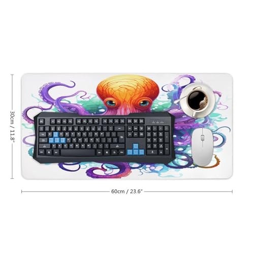 Colorful Octopus1 Desk Pad con base antideslizante 30x60 cm miniatura 2