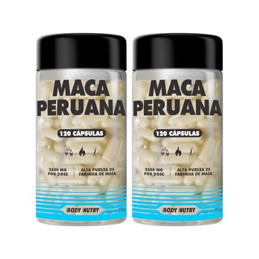 Kit 2x Maca Peruana Premium 2500mg 100% Pura Pote 120 Cápsulas Matéria Prima Importada Para Homens e Mulheres | Energia Resistência