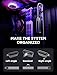 AsiaHorse Hydrus-24PIN PC PSU Extension Cable ARGB LED, Copper Wire Motherboard Power Extension Cable Integrated Design, 2000W Power (Whole Set), PC Power Cord for Cable Management Right Out