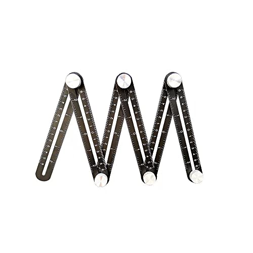 Régua Marcador Esquadro De Furo Em Piso Parede Azulejo Porcelanato Cerâmica Multi Ângulos