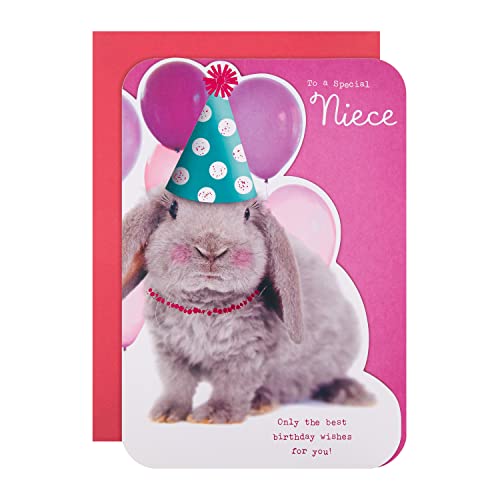 Modèle De Carte D'anniversaire Avec Lapin Mignon | Vecteur Gratuite