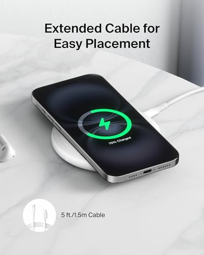 Belkin 15W Wireless Charging Pad, Qi Charger with Power Adapter - image 7