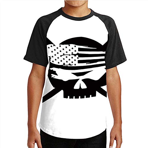 C COABALLA Ironworker America Flag,Unisex Casual 3D Print Short Sleeve T-Shirt Tees S