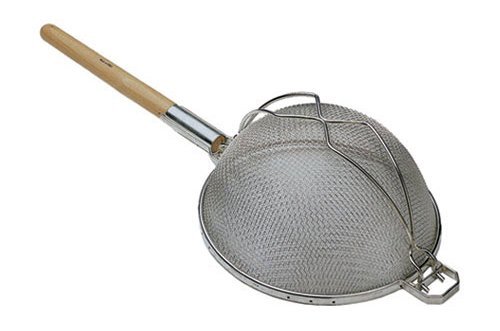 Update International SHD-9SS 9 Fine Reinforced Double Mesh SS Strainer