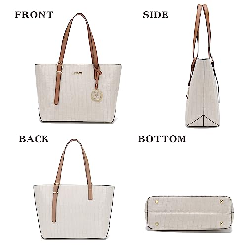 Image of Purses And Wallets Set For Women Work Tote Satchel Handbags Shoulder Bag Top Handle Totes Purse With Matching Wallet