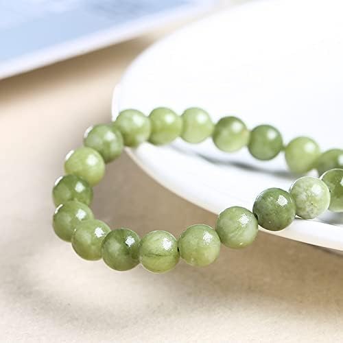 4mm 200pcs Natural Stone Round Beads Canadian Jade Genuine Stone Beading Loose Gemstone DIY Charm Smooth Beads for Bracelets Necklaces Earrings Hole Size 1mm (Canadian Jade 4mm) - Image 4