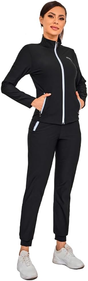 Sauna Suit Weight Loss Hot Sweat Suits Sauna Pants with Pockets Gym Workout Exercise for Women - Image 3