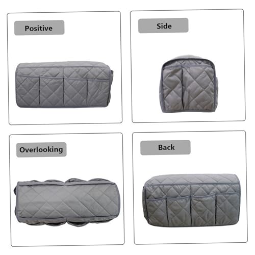 Soporte de Control Remoto Impermeable y organizador de reposabrazos gris para sofás 5