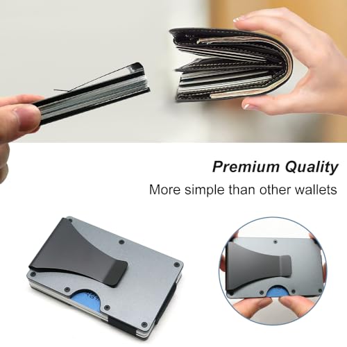 Aluminum Wallet Card Holder with RFID Blocking Function3