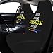 Custom Car Seat Covers for Cars Front Seats Personalized Add Your Text Photo Protector Cover Nonslip Elastic Soft Auto Decor Accessories Universal Fits for Cars Trucks SUV (2PCS)