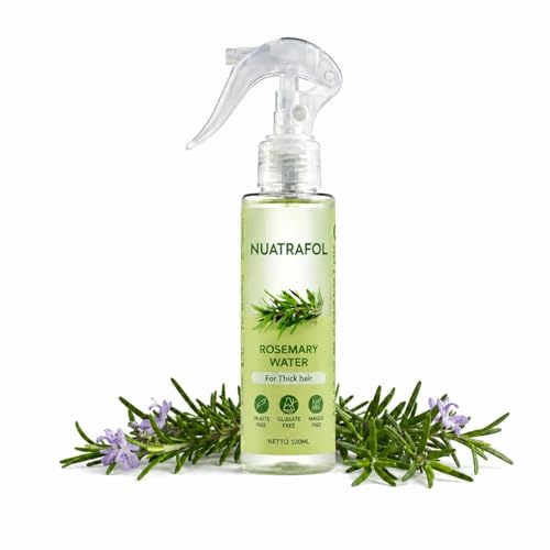 Image of Mighty Patch Rosemary Water Spray for Hair Growth | With Biotin & Pure Rosemary Extract | Strengthens Roots, Reduces Hair Fall & Promotes Healthy Hair | Natural Scalp Tonic 100ml (Set Oof 01)