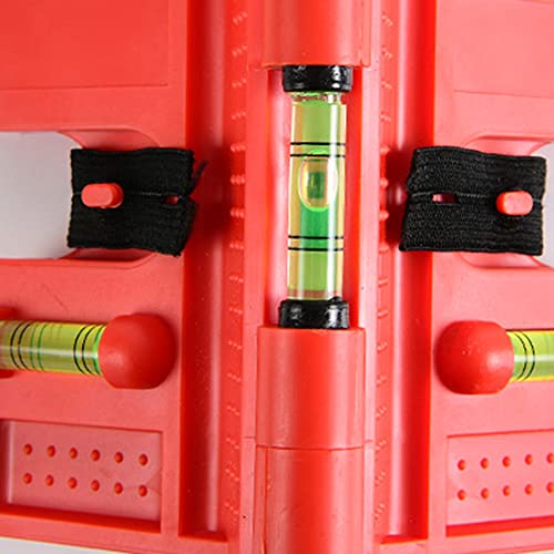 Spirit Level, Foldable Magnetic Post Level Tool, Cross Check Bubble Level For Posts Pipes Railings And Signs (Pack Of 2) #TOP2