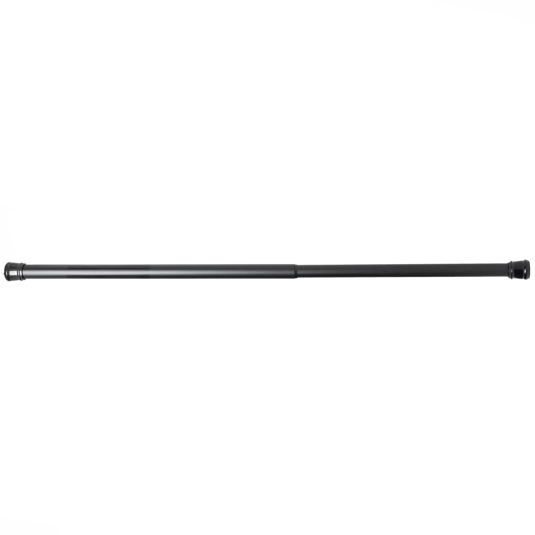 IANPAV Telescopic Net Curtain Pole 140-260cm - No Drill Spring Tension Rod - For Kitchen, Bathroom, Bedroom, Living Room - Black