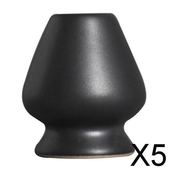 ATORSE™ 5xHandmade Matcha Whisk Stand Tea Ceremony Teaware for Starter Professional Black |Home & Garden|Food & Beverages|Tea 3