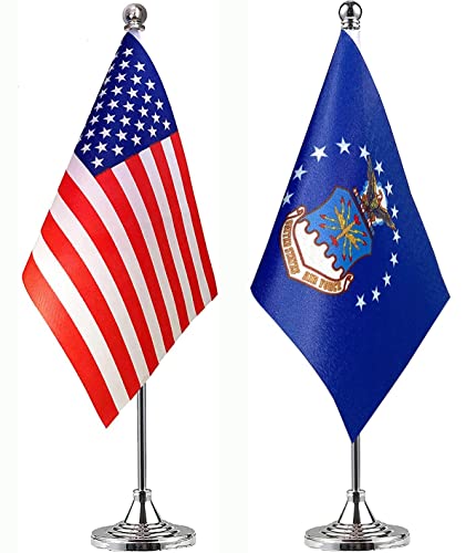 2 Pack Military Table Flags