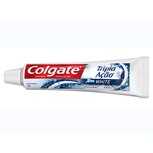 Creme Dental Colgate Tripla Ação Xtra White 70g