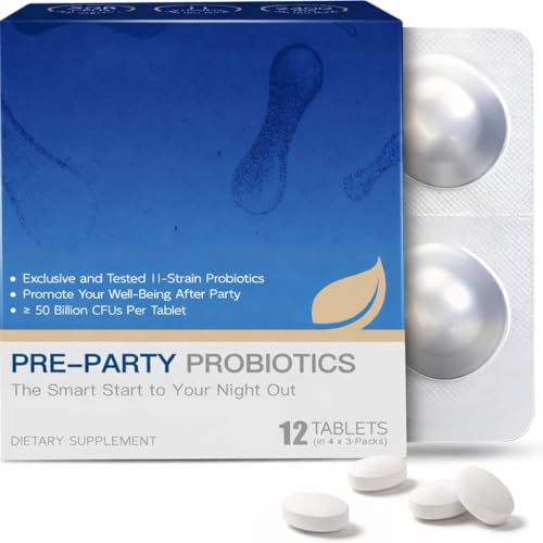 InviGuard Pre-Drinking Supplement Pre Alcohol Probiotic Hangover Prevention, Feel Better After...