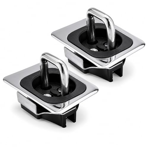BullRing Retractable Tie Down Anchors, 2-Pack