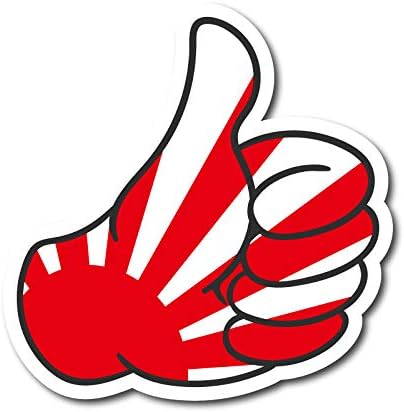 Amazon グッドハンド シール ステッカー レッド 赤 日章旗 旭日旗 国旗 旧車 日の丸 バイク ステッカー デカール 車 バイク