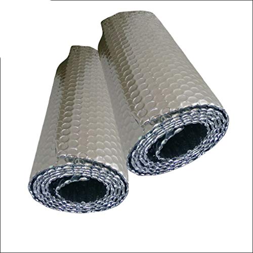 Preisvergleich Produktbild RSH Selbstklebend Wand Isolierung Isoliertapete Dachisolierung Isolierung Folie Wärmehaltung Isolierfolie Dämmfolie Doppelte Aluminium Folien-Blase Dämmung Isolierung Heizkörpers Thermisch