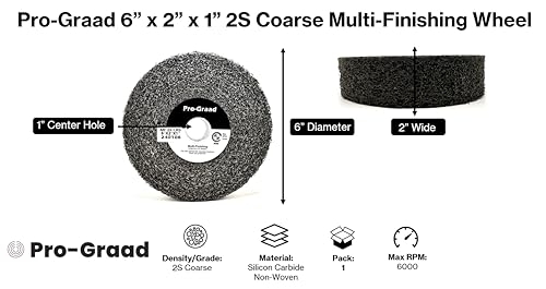 Image of Multi-Finishing Wheel 6 inch x 2 inch x 1 inch, 2S Coarse, 13176