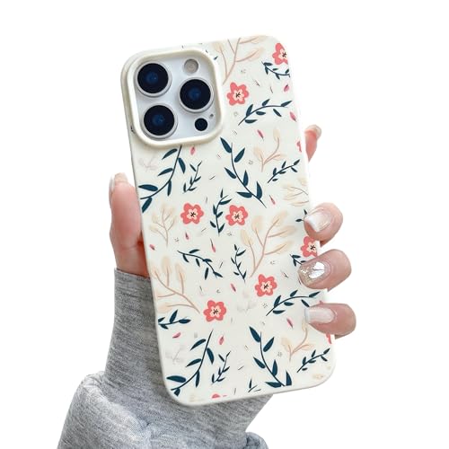 Coque iPhone 15 Pro Max motif floral mignon idée cadeau femme
