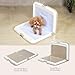 SJJALAKAJA Dog Toilet Pet Training Tray Can Be Use with Urine Pads Easy to Clean Detachable Design Fixed Point Toilet Training Dogs Potty Suitable for Small Dogs Indoor and Outdoor Use(Blue)