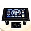 Srutueo 24-72V E-Bike LCD-S966 Colorful Display Control Panel with NFC Function SM Plug Electric Bicycle Replacement, Black #2