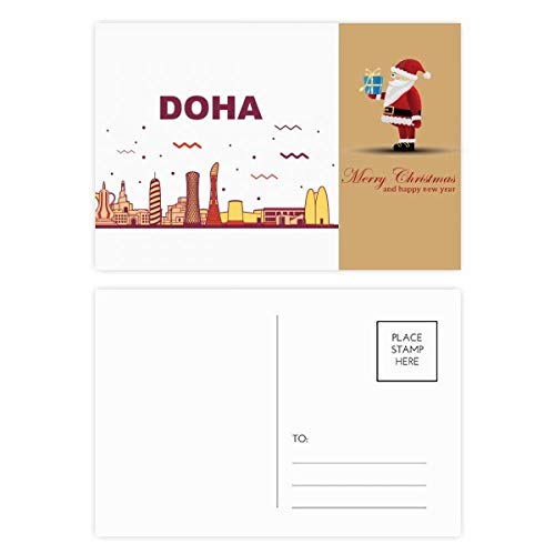 Cartes postales Père Noël City Landmark : écrivez vos vœux au coin du feu en famille