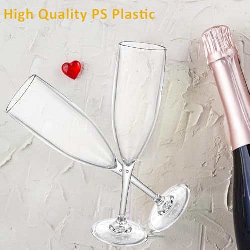 Copas de plástico reutilizables con diseño elegante para aniversarios 4