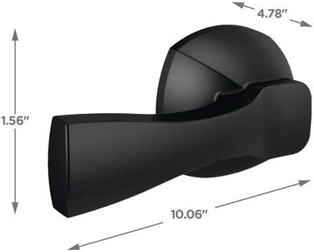 Dimensions of the Delta Faucet 77660-BL Stryke Universal Toilet Tank Lever