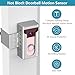 KIMILAR 2024 Upgrade Anti-Theft Video Doorbell Mount, Not Block Doorbell Motion Sensor, Adjustable No-Drill Mounting Bracket Wedge Holder Accessories for Home Rentals Office Room（Silver）