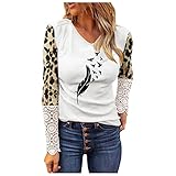 Womens Ribbed Knit Henley Valentine's Day Long Sleeve Shirts V Neck Lace Sleeve Raglan Sweatshirts...