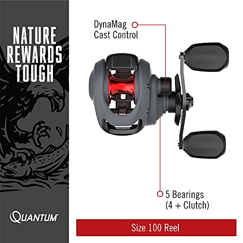 Baitcastrolle Quantum Invade Baitcast Angelrolle Größe 100