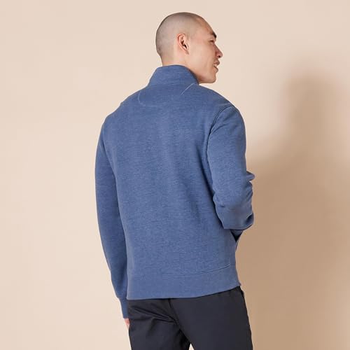 Amazon Essentials Men's Fleece Zip Up Mock Neck Sweatshirt, Midweight, Regular Fit - Image 4