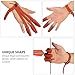 ibasenice 3 Finger Archery Gloves Protective Gear for Recurve Leather Finger Guard for Archery Protection for Archers and Sports Enthusiasts