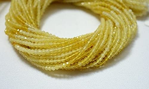 Opale jaune AAA perles rondelles facettées LKBEADS de haute qualité