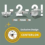 CROWN SHADES 10x10 Pop Up Canopy with 1 Side Wall - Beach Tent with One Push Setup - Outdoor Sun Shade for Events, Parties, Camping - Gazebo with STO-N-Go Cover Bag (White) - Image 2