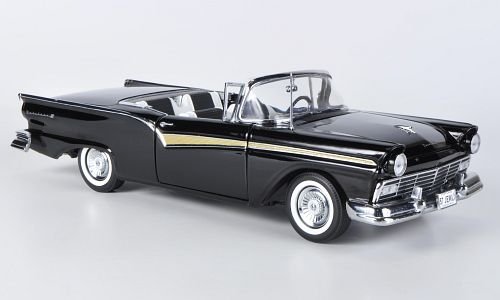 Ford Fairlane 500 Skyliner, negro, 1957, Modelo de Auto, modello