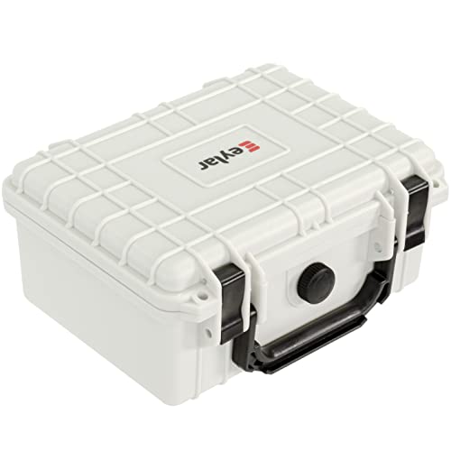 Maleta rígida protectora para cámara Eylar blanca 9.12x7.56x4.37 pulg miniatura 2
