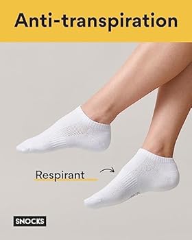 OFFCUP Bamboe sneakersokken (6 paar, No Show, Liner, Low Cut Sokken) voor dames en heren, sneakers, instappers en bootschoenen - sport en outdoor, Wit, 4-8 Short