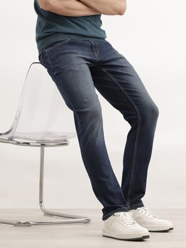 Image of WROGN Men's Relaxed Fit Jeans | Mid Rise | Jeans for Man