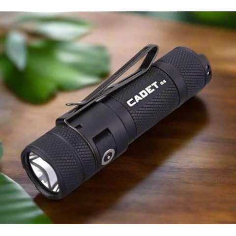 PowerTac Cadet G4 1200 Lumens Tactical EDC Flashlight - Perfect Rechargeable Light Gifts for Men & Women | Awesome Camping Accessories & Lights, & Emergency Equipment Flashlights. Cover