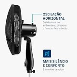 Ventilador Coluna 220V, 40cm, 6 pás, Super Power - VSP-40C-B, MONDIAL glide