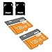 talebasic 128GB Micro Memory Card Class 10 Memory Card with Adapter Fast Speed TF Card for Tablet/Mobile Phone/Car Audio/Game Console(2 Pcs 128GB)