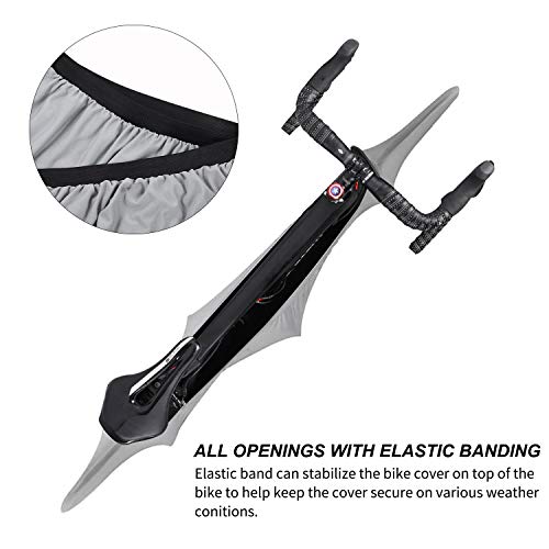WESTGIRL Bicycle Wheel Cover, Anti-dust Indoor Bike Storage Bag, Washable Elastic Bicycle Scratch-Proof Protective Gear Tire Package for MTB Road Bike, Keeps Floors and Walls Dirt-Free