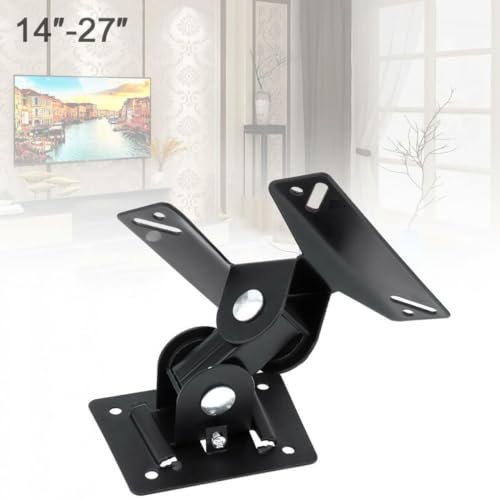 Image of UNICO Rotatable Monitor Wall Mount Stand for TV, LED, Monitors � Full Motion, Monitor Stand Tilt & Swivel, VESA Compatible, Bracket for 14-27 Inch Screens | VESA 75x75mm, 100x100mm | �Tilt Adjustment