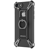 [Upgraded] iPhone 7 Case, Nillkin Barde Metal Case [Unique Design] Back Cover with Enhanced Ring Kickstand for iPhone 7 4.7